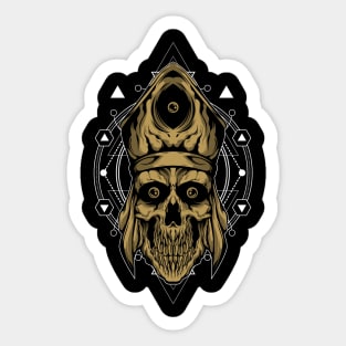 dead priest Sticker